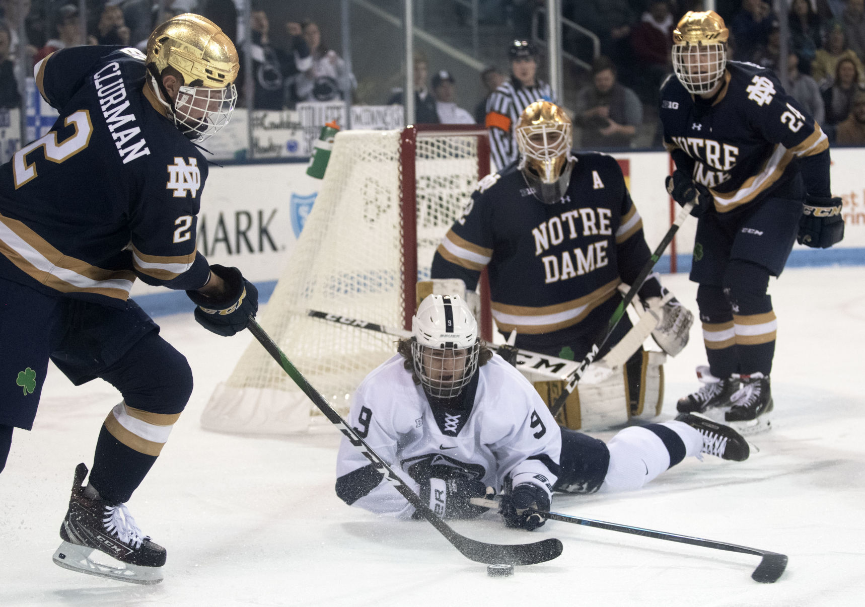 Men's Hockey vs. Notre Dame, Limoges (9) Slides